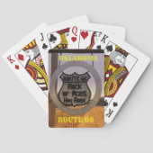 Oklahoma Route 66 Spelkaarten Pokerkaarten (Achterkant)