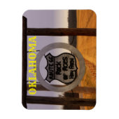 OKLAHOMA Route 66 Square MAGNET!! Magneet (Verticaal)