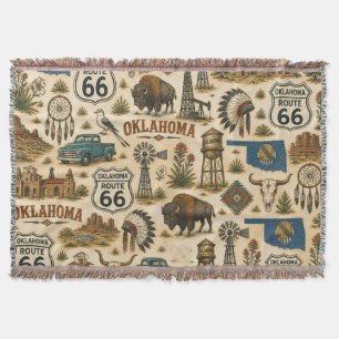 Oklahoma Route 66 Trail Comfort Deken