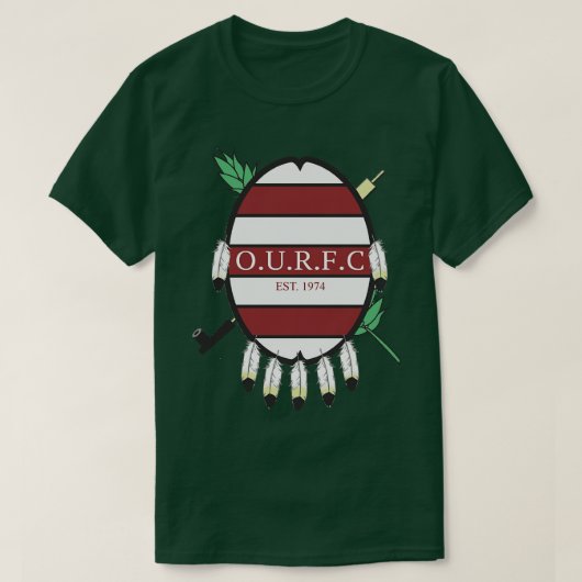 Oklahoma Rugby OURFC T-shirt (Design voorkant)