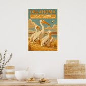 Oklahoma Salt Plains National Wildlife Refuge V01 Poster (Keuken)