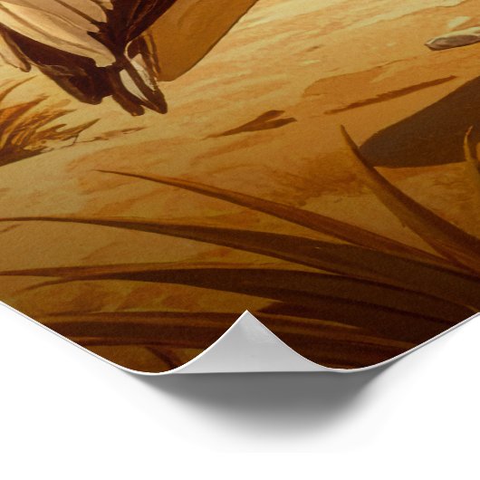 Oklahoma Salt Plains National Wildlife Refuge V02 Poster (Hoek)