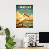 Oklahoma Salt Plains National Wildlife Refuge V02 Poster (Thuiskantoor)