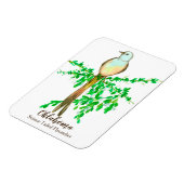 Oklahoma Scissor Tailed Fly Catcher Bird Magneet (Linkerzijde)