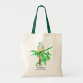 Oklahoma Scissor Tailed Flycatcher Mistletoe Tote Bag (Voorkant)