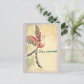 Oklahoma Scissortail Bird Briefkaart (Staand voorkant)