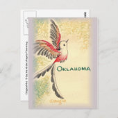 Oklahoma Scissortail Bird Briefkaart (Voorkant / Achterkant)