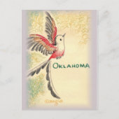 Oklahoma Scissortail Bird Briefkaart (Voorkant)