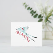 Oklahoma Scissortail Briefkaart (Staand voorkant)