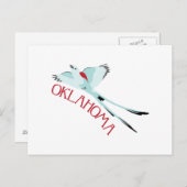 Oklahoma Scissortail Briefkaart (Voorkant / Achterkant)