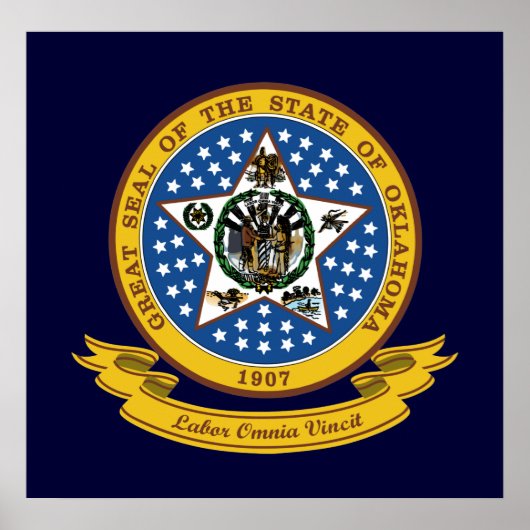 Oklahoma Seal Poster (Voorkant)