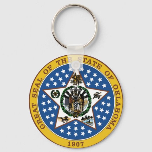 Oklahoma Seal Sleutelhanger (Voorkant)
