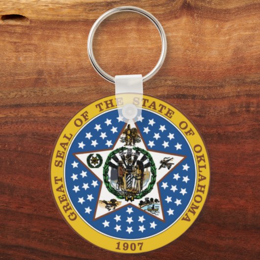 Oklahoma Seal Sleutelhanger (Voorkant)