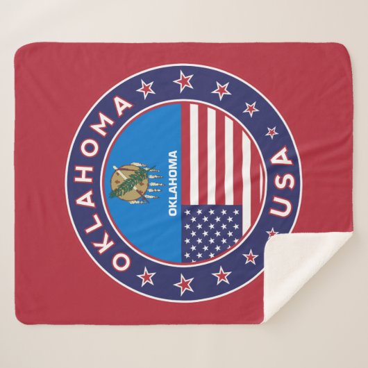 Oklahoma Sherpa Deken (Voorkant (horizontaal))