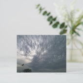 OKlahoma Sky met vlag Briefkaart (Staand voorkant)