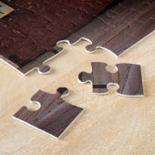Oklahoma Skyline. Kerstgroeten Legpuzzel (Zijkant)