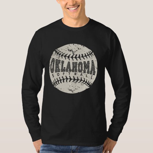Oklahoma Softball Ball T-shirt (Voorkant)