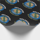 OKLAHOMA SOONER STAATSVLAG CADEAUPAPIER (Hoek)