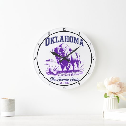 Oklahoma Sooner State Bison Grote Klok (Huis)