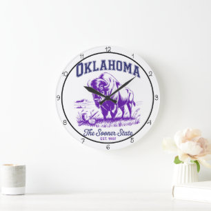Oklahoma Sooner State Bizon Grote Klok