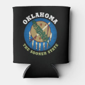 OKLAHOMA SOONER STATE FLAG BLIKJESKOELER (Voorkant)