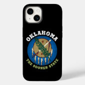OKLAHOMA SOONER STATE FLAG Case-Mate iPhone CASE (Achterkant)
