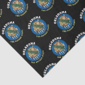 OKLAHOMA SOONER STATE FLAG TISSUEPAPIER (Detail)