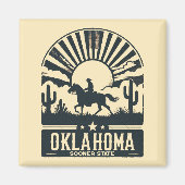 Oklahoma Sooner State Magneet (Voorkant)