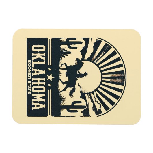Oklahoma Sooner State Magneet (Horizontaal)