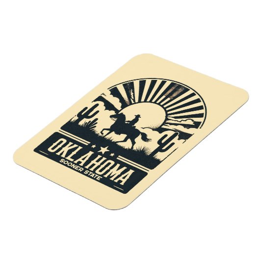 Oklahoma Sooner State Magneet (Linkerzijde)