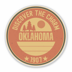 Oklahoma Sooners Staat - OK Cadeau Idee Sticker
