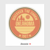 Oklahoma Sooners Staat - OK Cadeau Idee Sticker (Vel)