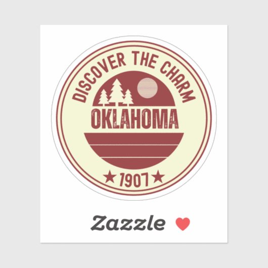 Oklahoma Sooners State - OK Gift Idee Sticker (Vel)