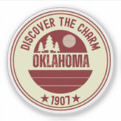 Oklahoma Sooners State - OK Gift Idee Sticker (Voorkant)