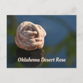 Oklahoma Staatssteen Woestijnroos Fotografisch Briefkaart (Voorkant)
