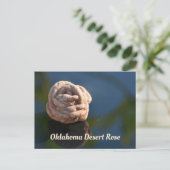 Oklahoma Staatssteen Woestijnroos Fotografisch Briefkaart (Staand voorkant)
