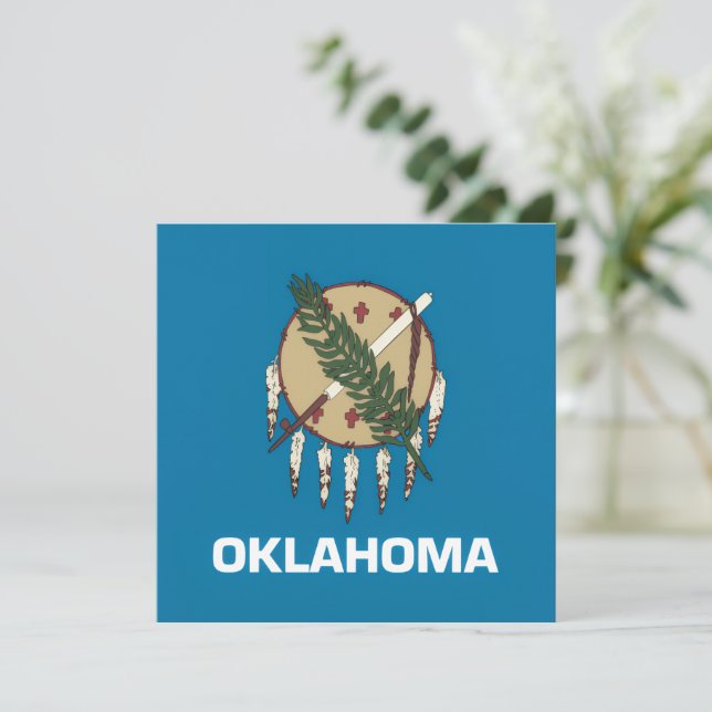 Oklahoma staatsvlag (Staand voorkant)