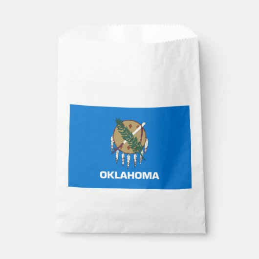 Oklahoma Staatsvlag Bedankzakje (Voorkant)
