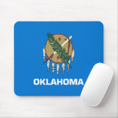 Oklahoma Staatsvlag Muismat (Met muis)