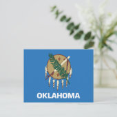 Oklahoma Staatsvlag Osage Schild Vredespijp Briefkaart (Staand voorkant)