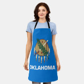 Oklahoma Staatsvlag Schort (Gedragen)