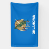 Oklahoma Staatsvlag Spandoek (Verticaal)