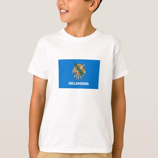 Oklahoma Staatsvlag T-shirt (Voorkant)