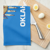 Oklahoma Staatsvlag Theedoek (Quarter Fold)