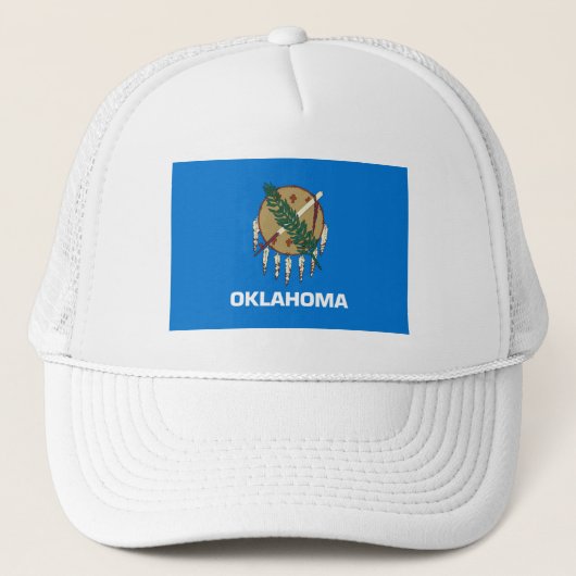 Oklahoma Staatsvlag Trucker Pet (Voorkant)