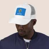 Oklahoma Staatsvlag Trucker Pet (In situ)