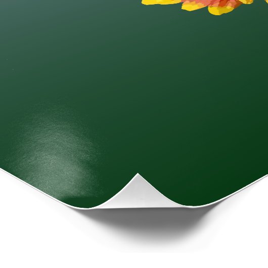 Oklahoma State Bird & Flower Perfect Poster (Hoek)