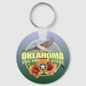 Oklahoma State Bird & Flower Sleutelhanger (Voorkant)