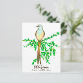 Oklahoma State Bird Scissor Tailed Flycatcher Briefkaart (Staand voorkant)