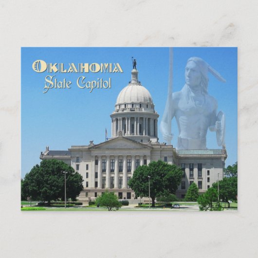 Oklahoma State Capitol, Oklahoma City Briefkaart (Voorkant)